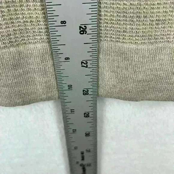 Pure Jill Waffle / Thermal Top Women’s Small Oatmeal Color - Picture 6 of 9